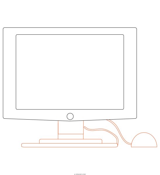 Раскраска ноутбук