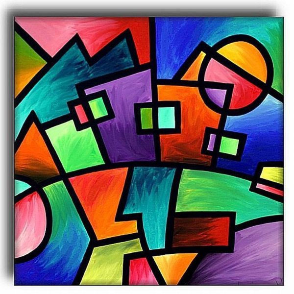 Абстрактная композиция легкая