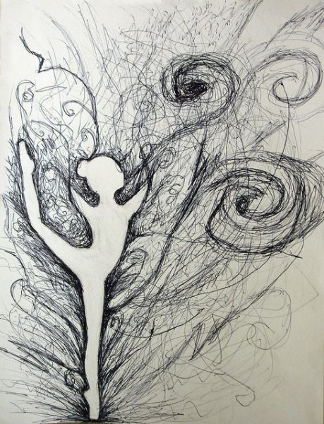 Абстрактные рисунки карандашом