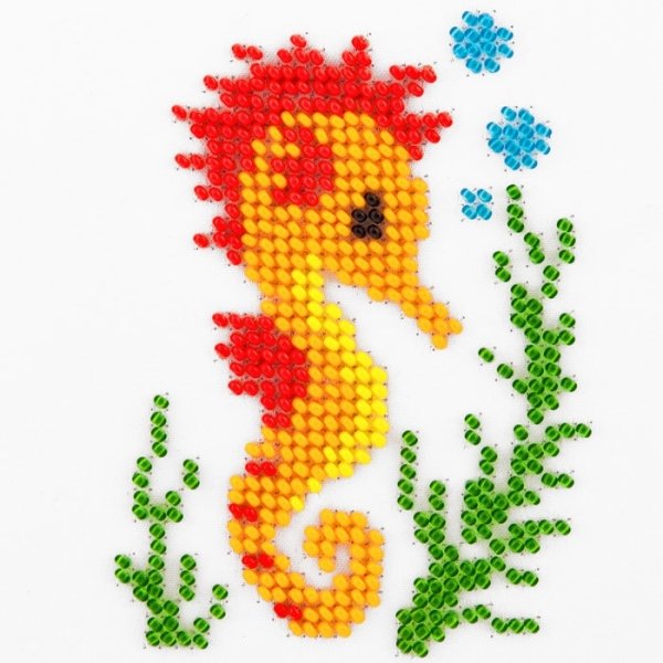 Вышивка крестом морской конек