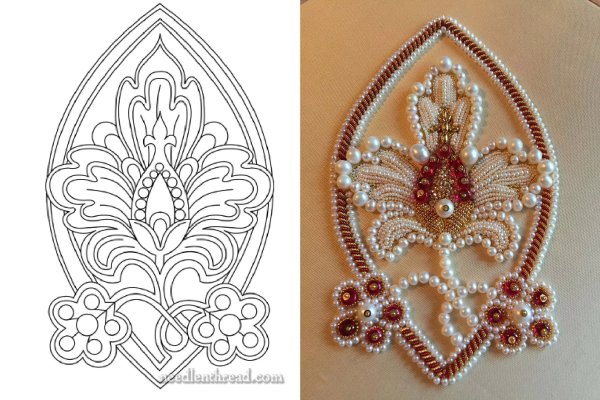 Узоры для люневильской вышивки