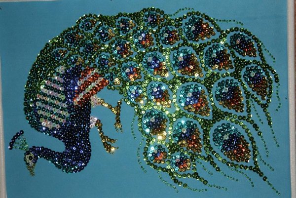 Вышивка из пайеток