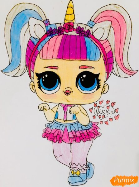 Куколка ЛОЛ Единорог