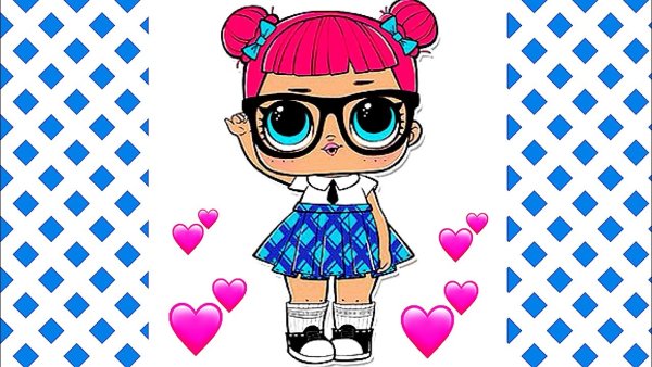 Нарисовать куклу ЛОЛ