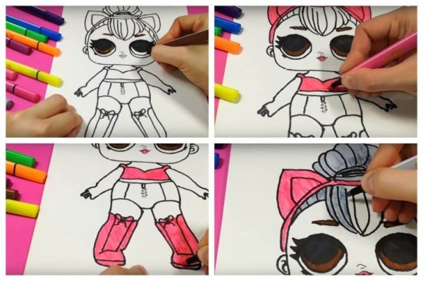 Пошаговое рисование ЛОЛ