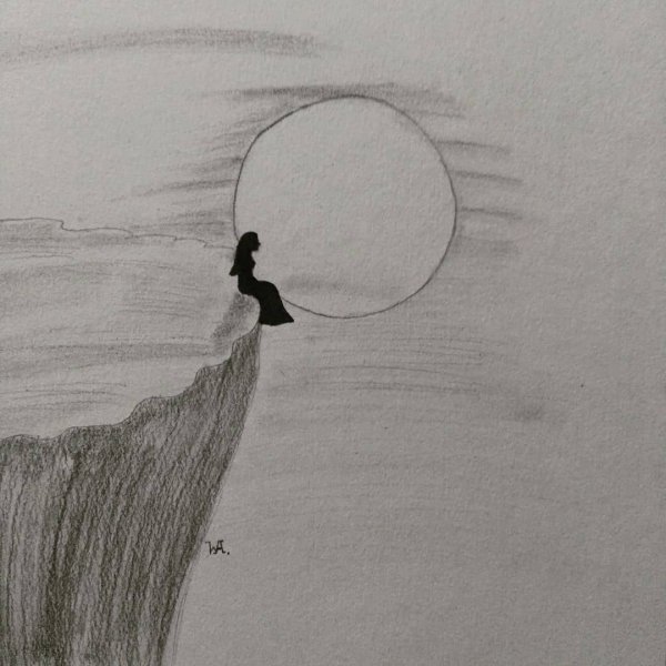 Тёмные рисунки несложные