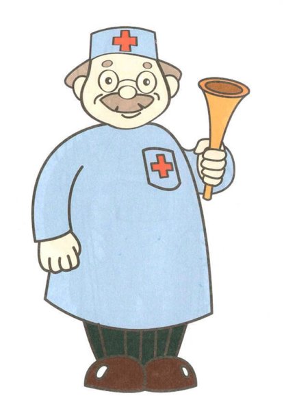 Раскраска медицинская сестра