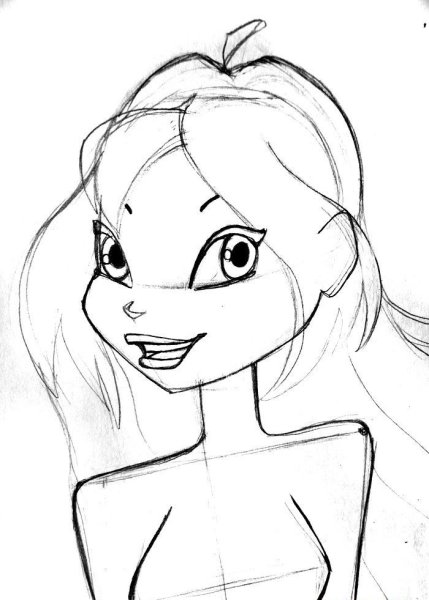 Клуб Винкс нарисовать Блум