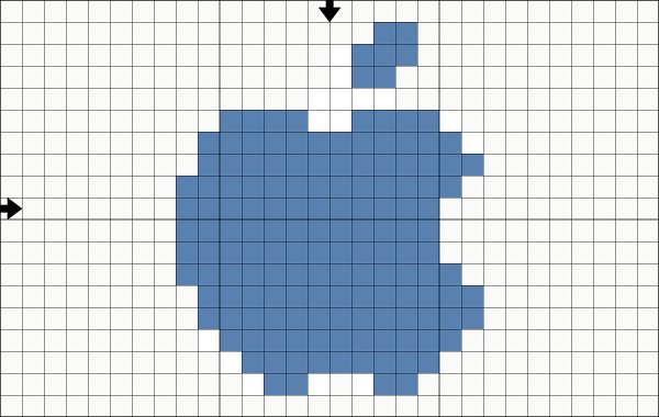 Рисование по клеточкам Алмаз