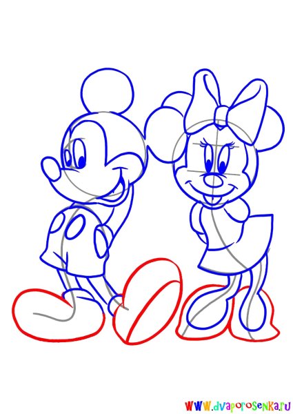 Рисование мультяшного персонажа