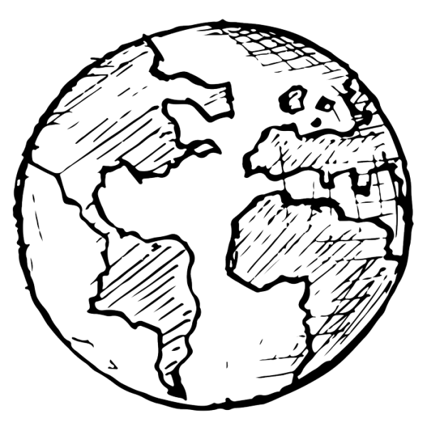 Планета земля эскиз