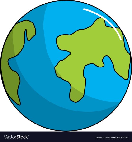 Планета земля стилизованная