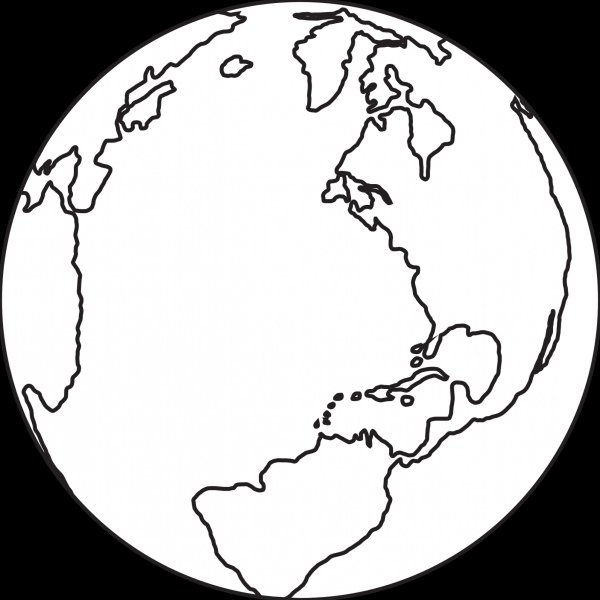 Земля раскраска