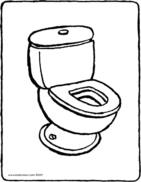 Раскраска туалет