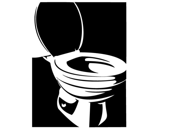 Унитаз арт рисунок