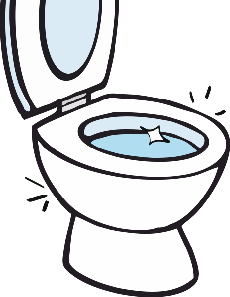 Унитаз нарисованный