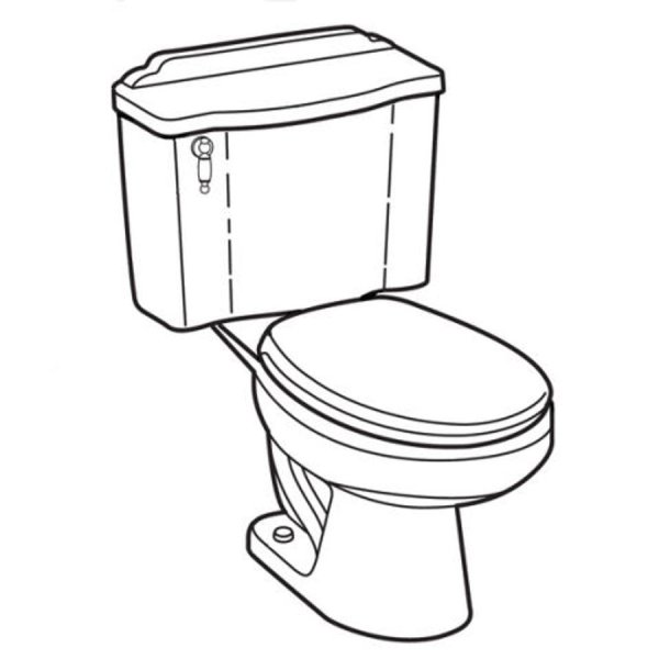 Унитаз нарисованный