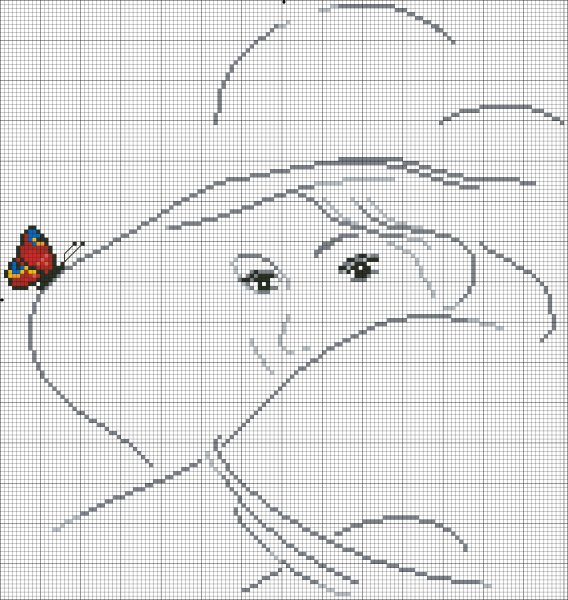 Контурная вышивка