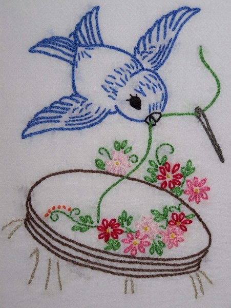 Детская вышивка гладью