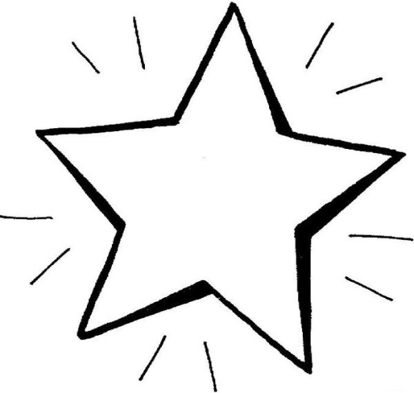 Раскраска милые звездочки
