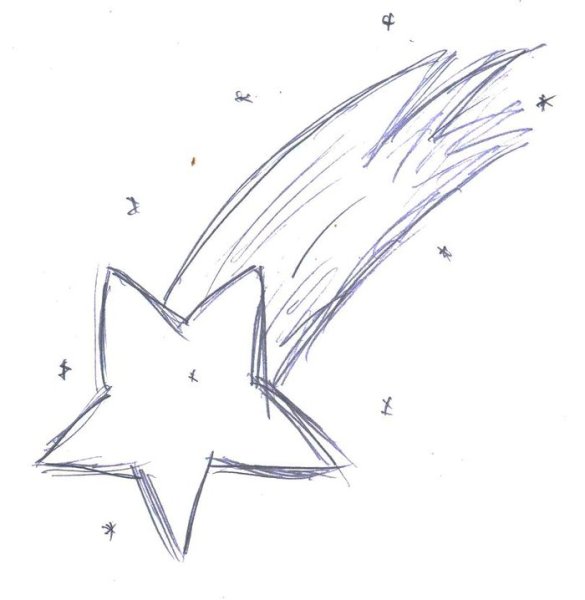 Звезда раскраска для малышей