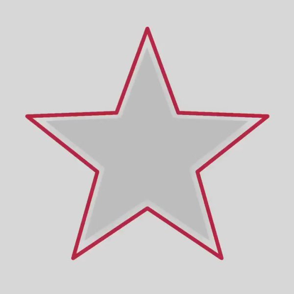 Лекало звездочки