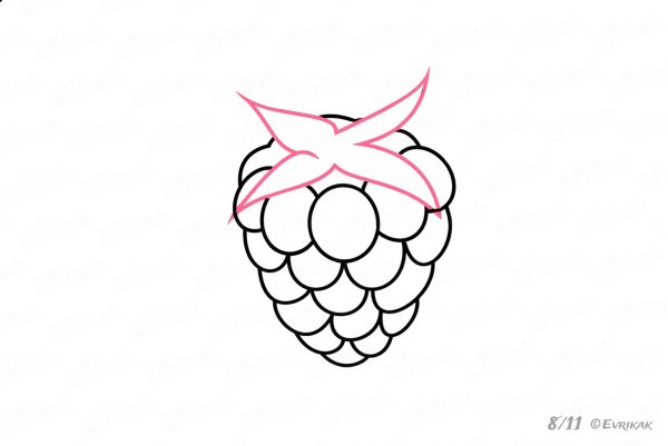 Рисование для детей малина