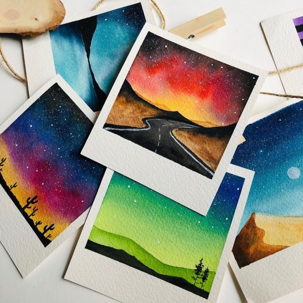 Идеи для рисунков акварелью