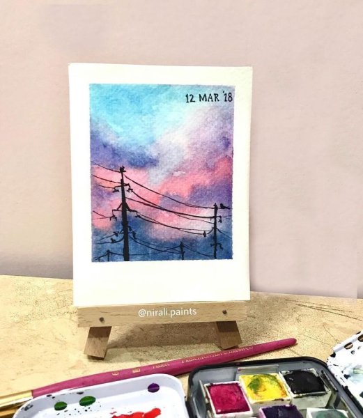 Фотокарточки акварель