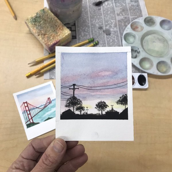 Рисование ПОЛАРОИДОВ