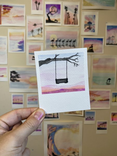 Рисование ПОЛАРОИДОВ