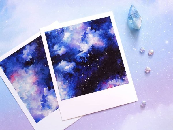 Фотокарточки акварель