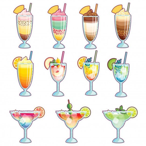 Коктейль для срисовки