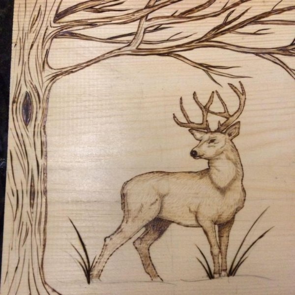 Красивое Выжигание по дереву