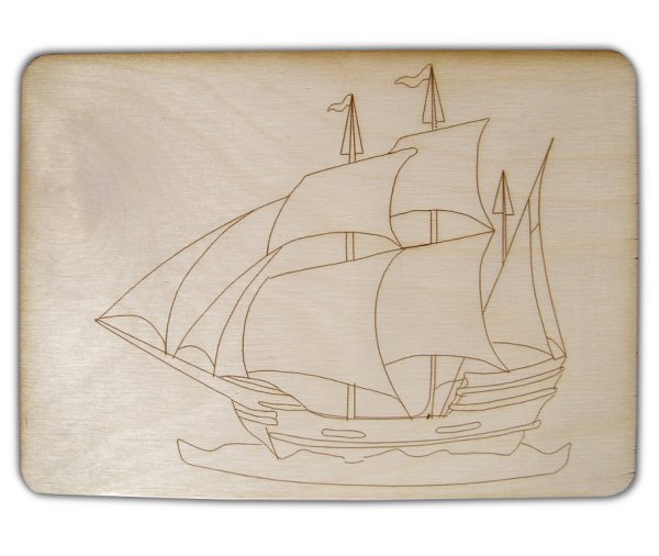 Пирография хаски