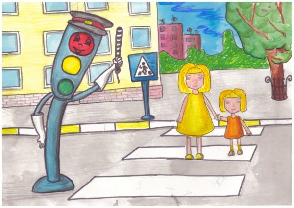 Рисунки по ПДД