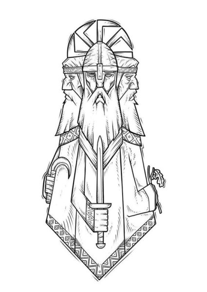 Славянские идолы тату эскизы