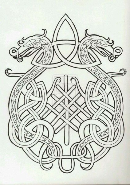 Дракон Celtic Knotwork