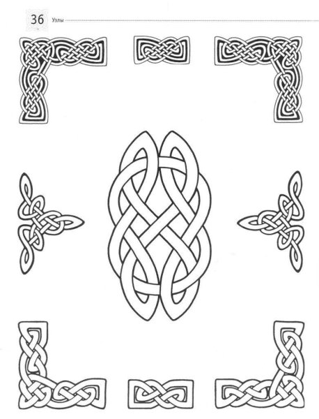 Кельтская вязь орнамент