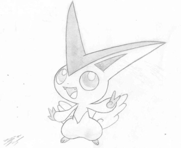 Раскраска покемон Генгар