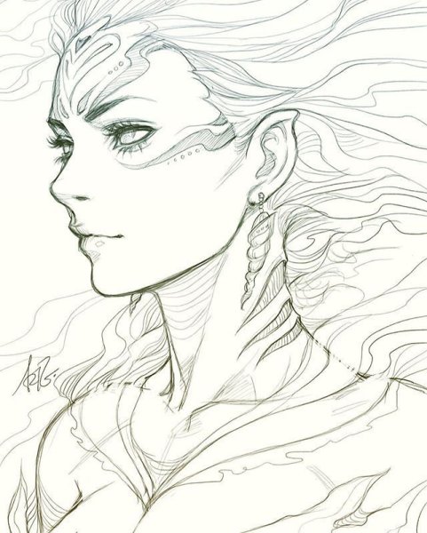 Фэнтези карандашом