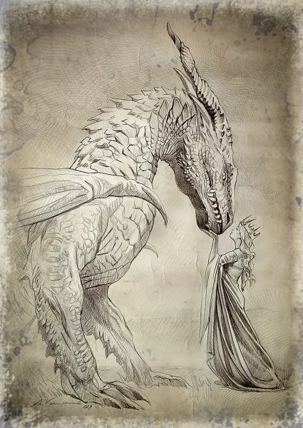 Рисунки в стиле фэнтези для начинающих