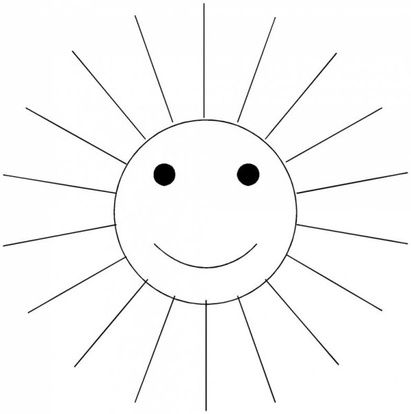 Солнышко рисунок