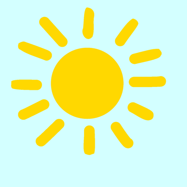 Солнце рисунок