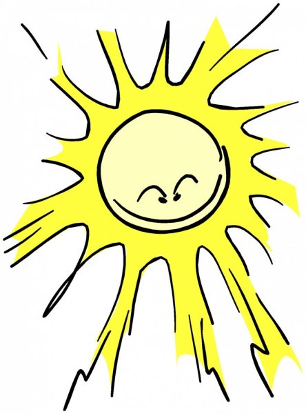 Солнце рисунок
