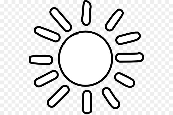 Солнце черно белое