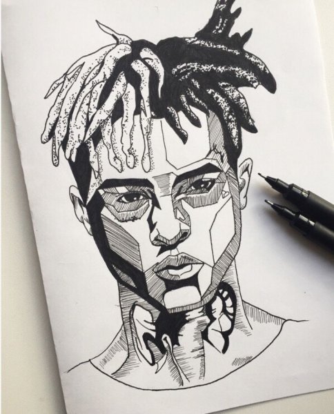 Портрет Xxtentacion