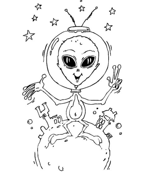 Инопланетные рисунки карандашом