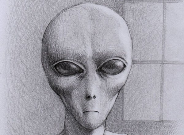 Рисование корабль инопланетян