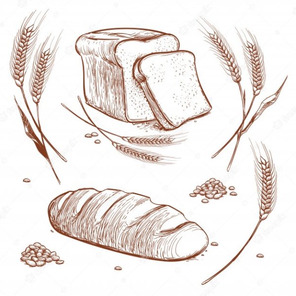 Рисование на тему хлебобулочные изделия